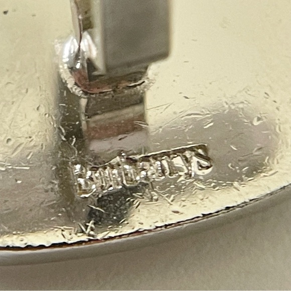 Burberry knight logo silver and gold cufflinks vintage - Picture 7 of 8